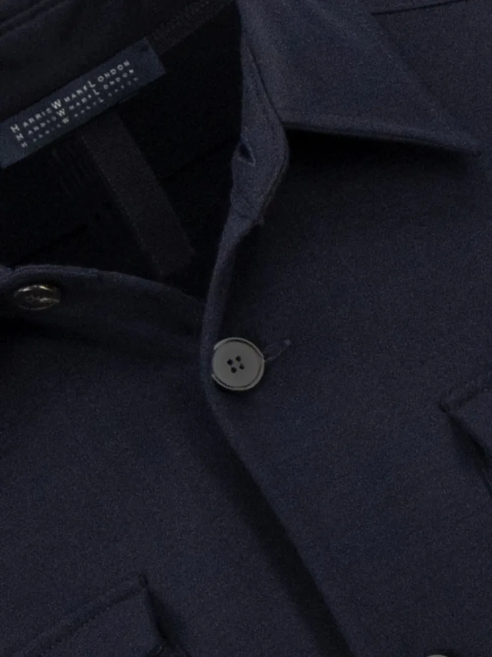 Harris Wharf London button-fastening shirt jacket | Shirt Jackets | Image 2