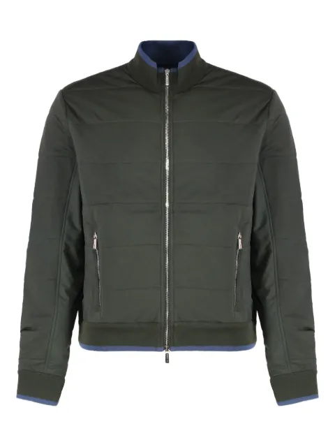 Moorer quilted full-zip jacket