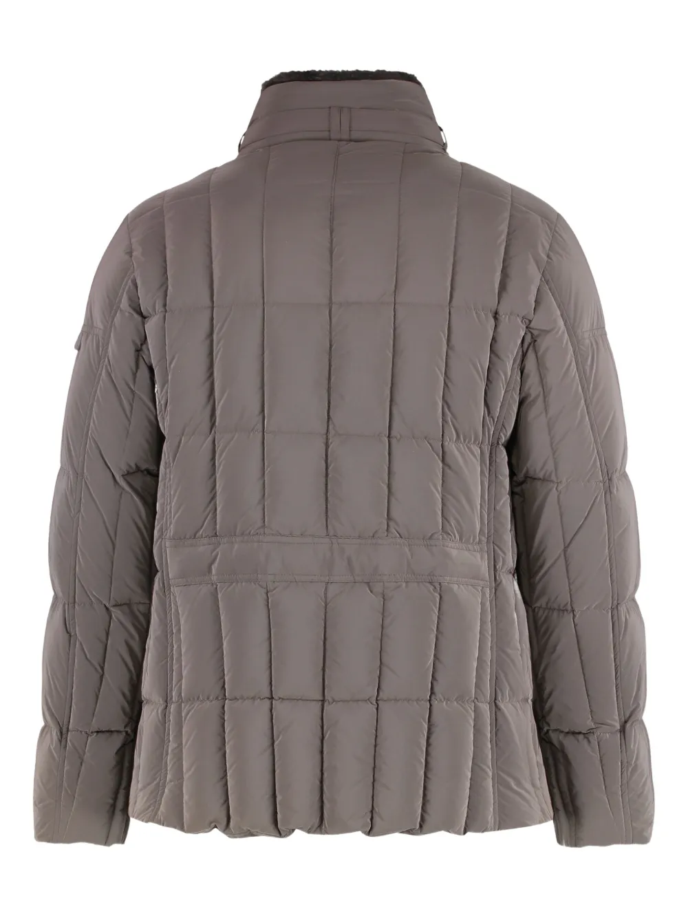 Moorer quilted button-fastening jacket Bruin