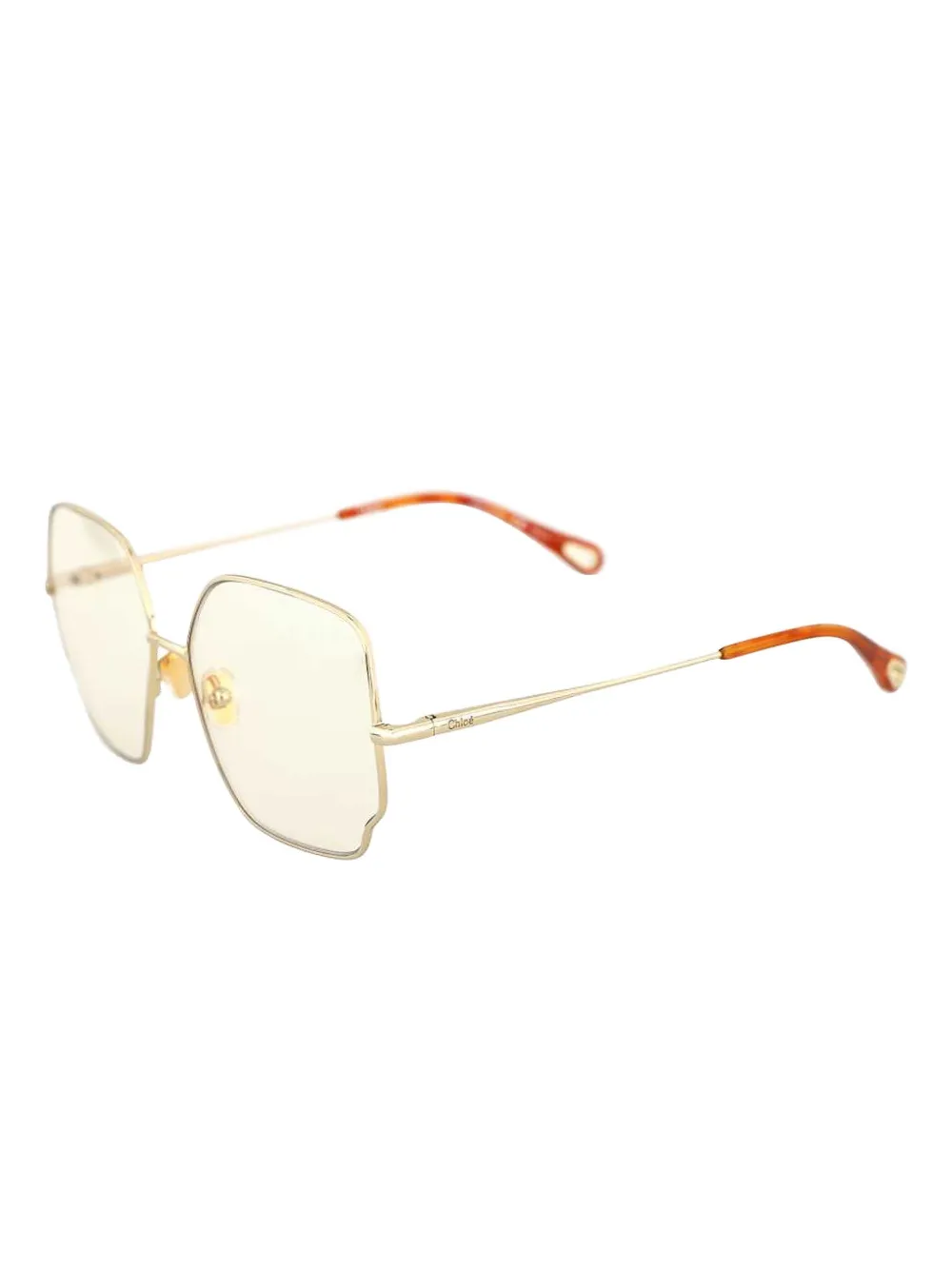 Chloé geometric-frame sunglasses - Goud