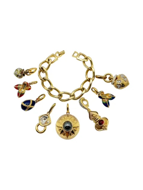 Jennifer Gibson Jewellery pulsera con dijes removibles 1980