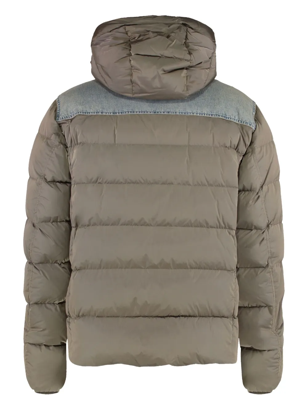 Moorer Teve denim-panel hooded down jacket | Hooded Jackets | Image 2