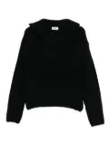 Barena long-sleeve textured sweater - Black