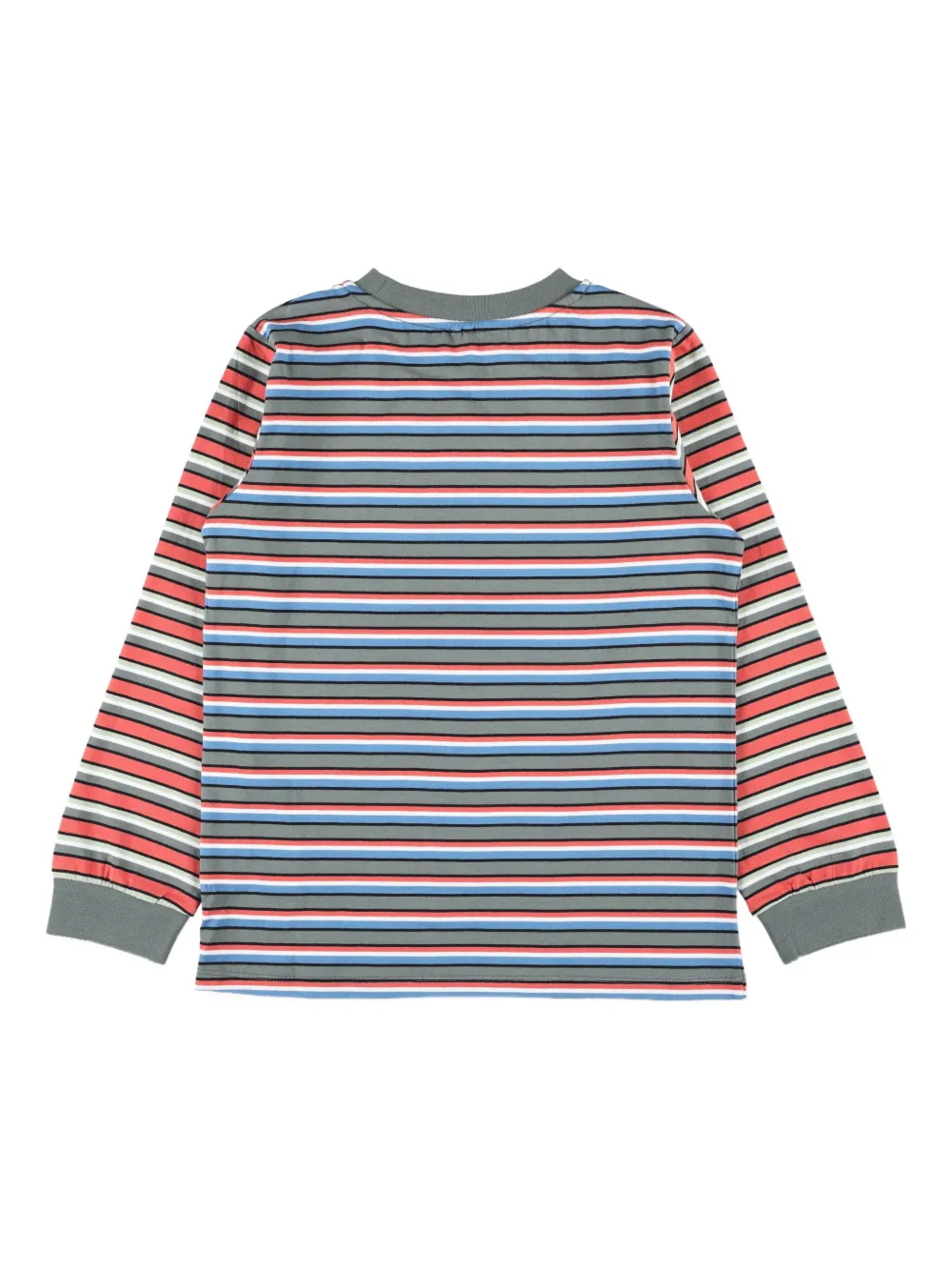 Stella McCartney Kids striped long-sleeve t-shirt Groen