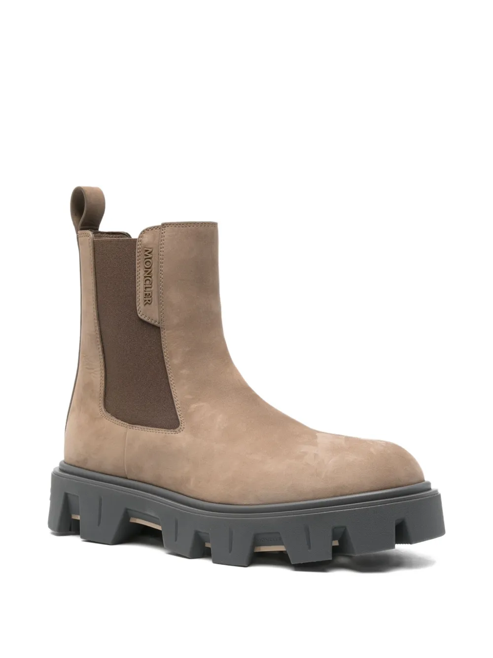 Moncler Peak City chelsea boots Brown