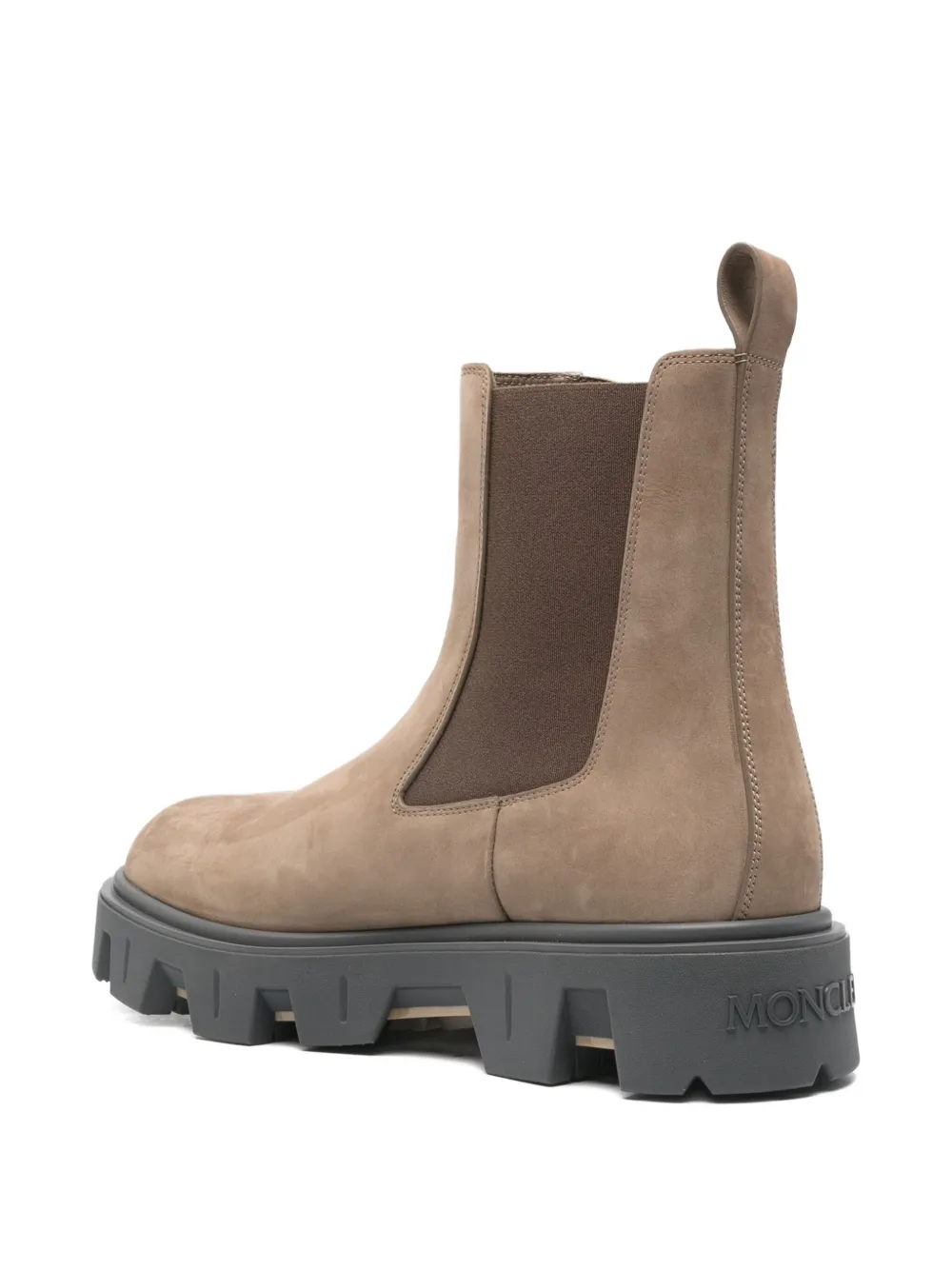 Moncler Peak City chelsea boots Brown