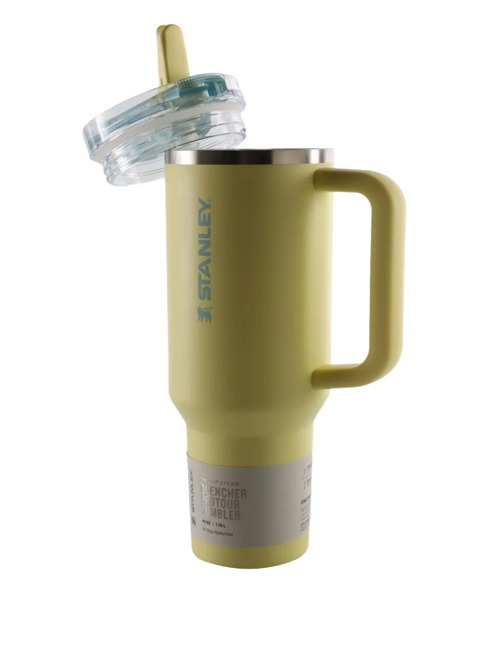 Stanley Quencher Logo-print Water Bottle (1.8l) In Green