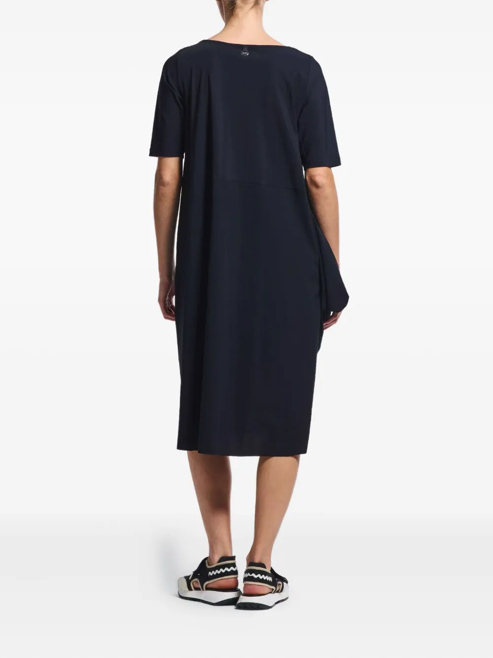 High Caress Midi Dress In Blue