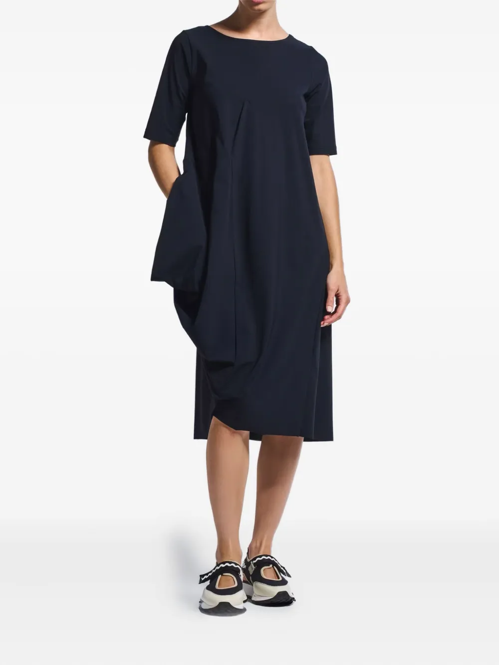 High Caress midi dress - Blauw