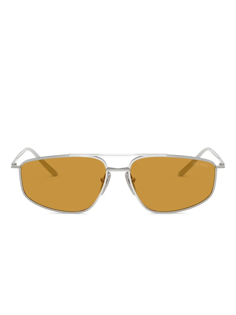 Prada geometric-frame sunglasses | Silver | Image 1
