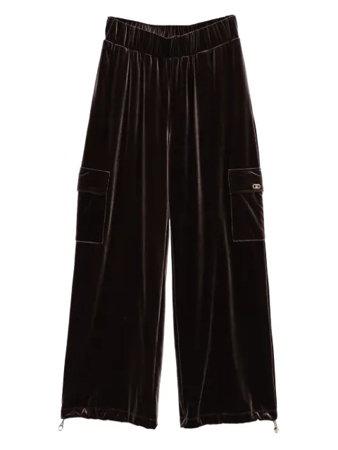 LIU JO velvet cargo trousers