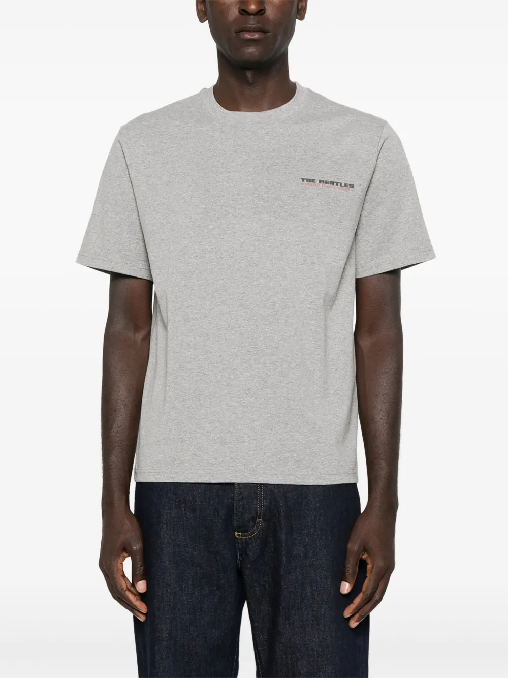 In The Box X Beatles Lettering T-shirt In Gray
