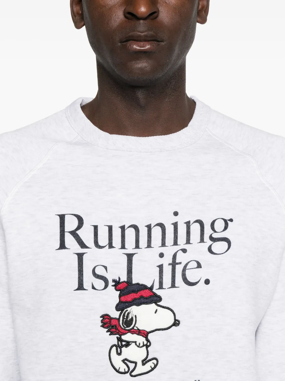 In The Box Snoopy-graphic Sweatshirt In White