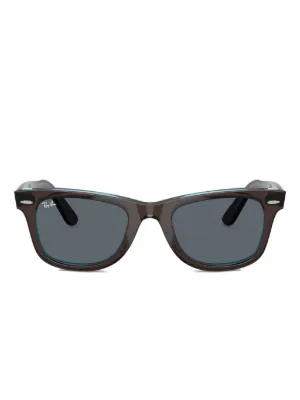 Ray-Ban スクエアフレーム サングラス | ブラック | FARFETCH JP