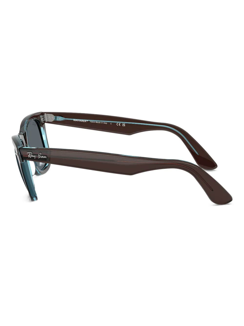 Ray-Ban Zonnebril met vierkant montuur Bruin