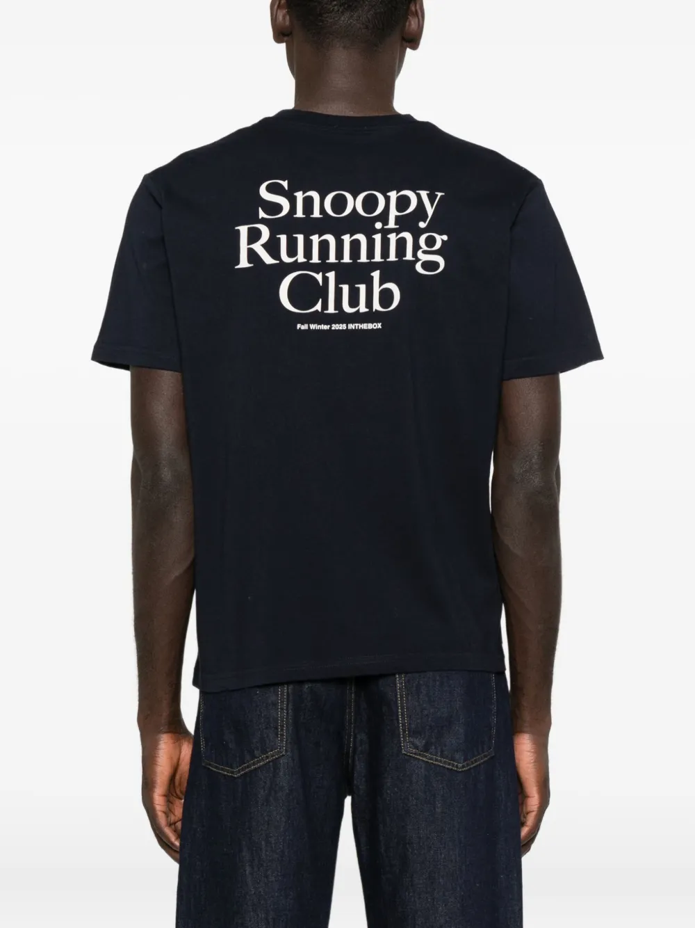 In The Box T-shirt met print Zwart