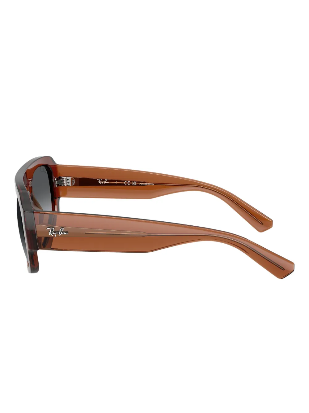 Ray Ban Geometric-frame Sunglasses In Red