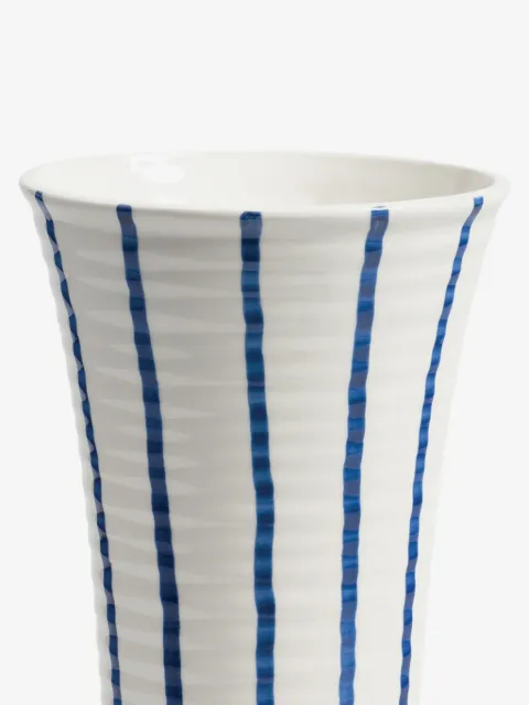 &k Amsterdam stribet piedestal-vase (19 cm x 37,5 cm)