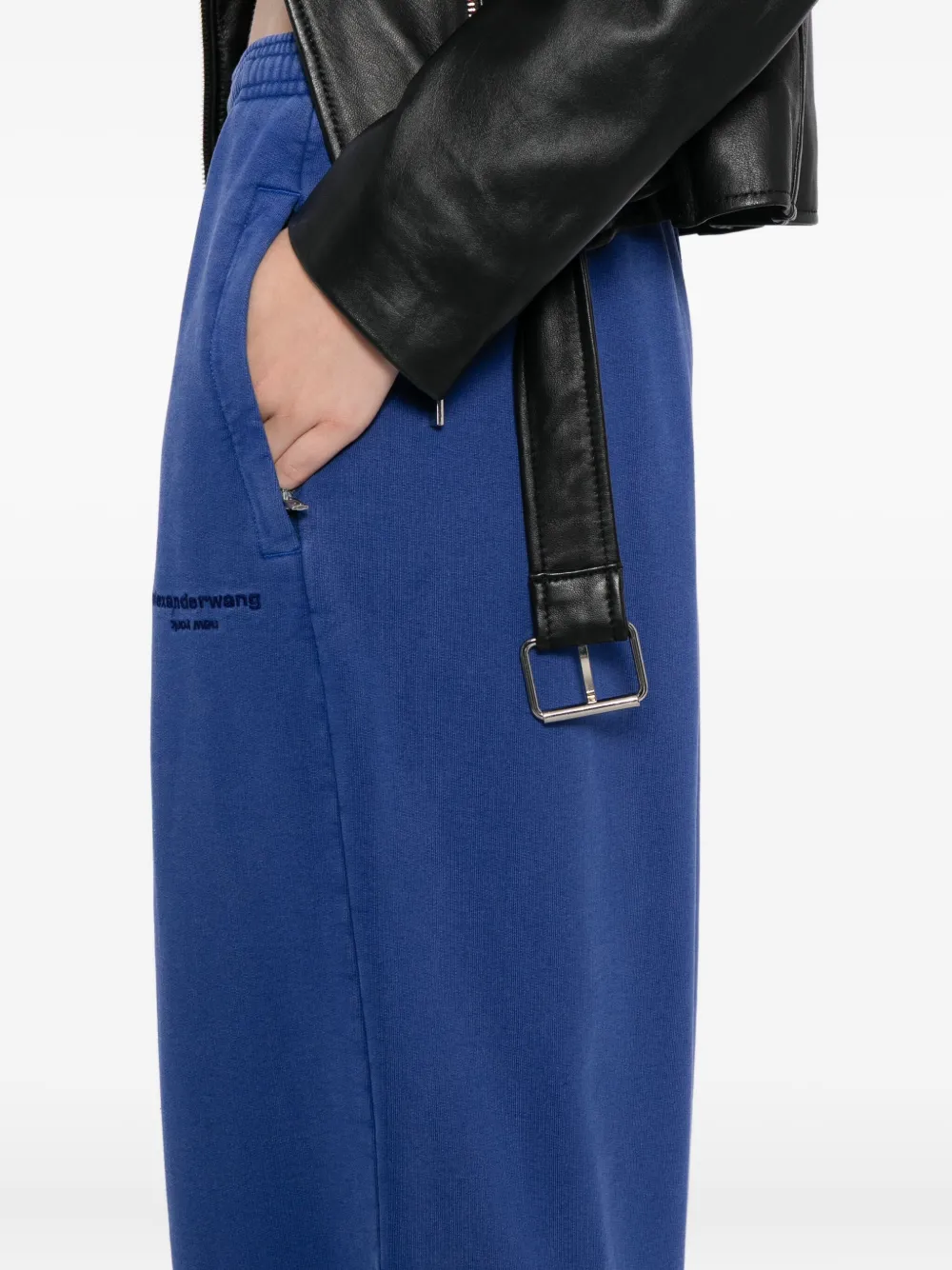 Alexander Wang Joggingbroek met print Blauw