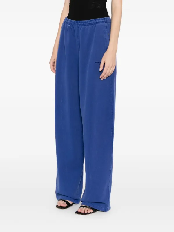 Alexander Wang Articulated Leg Sweatpants Blue FARFETCH IN