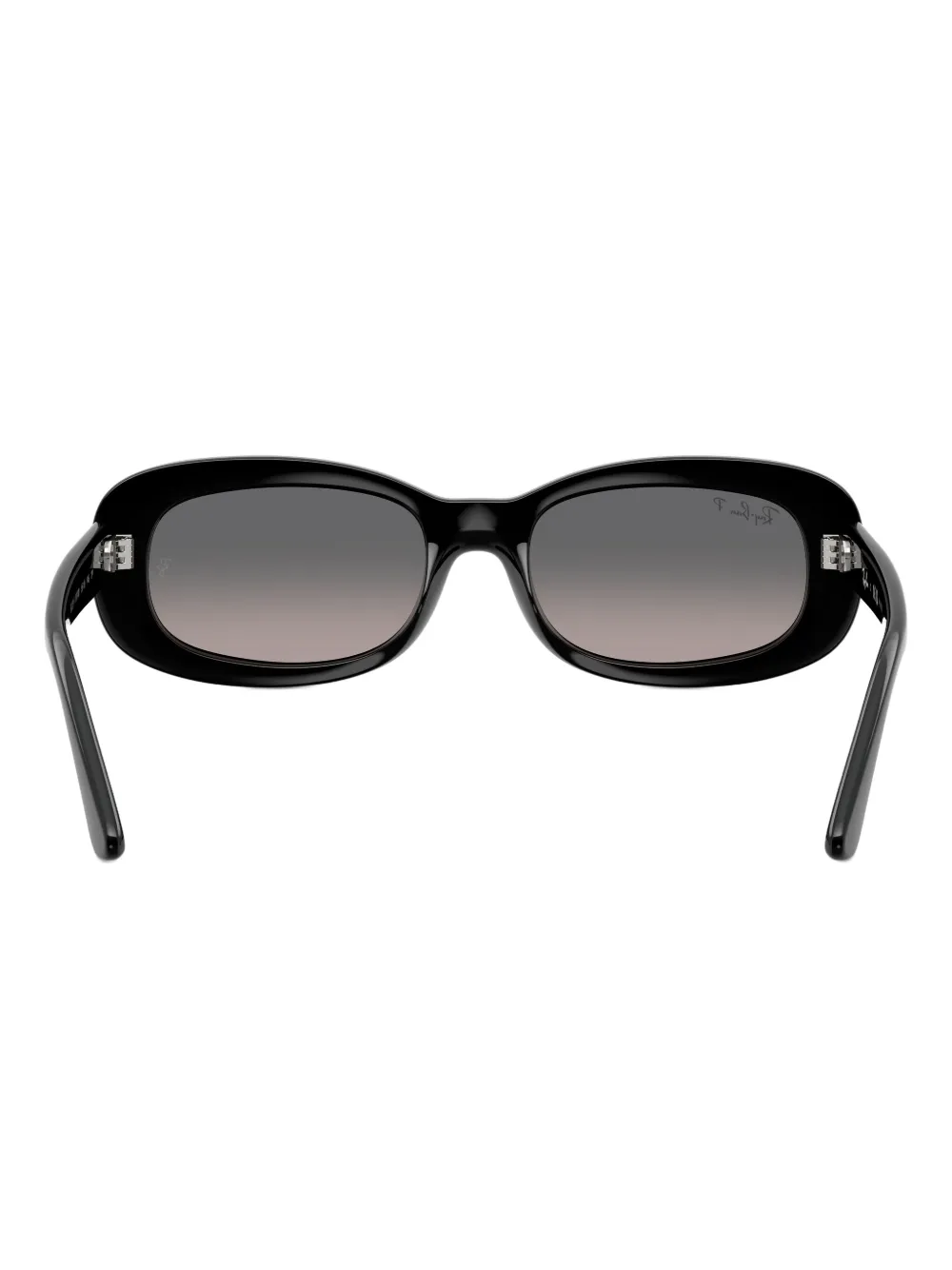 Ray Ban Oval-frame Sunglasses In Black