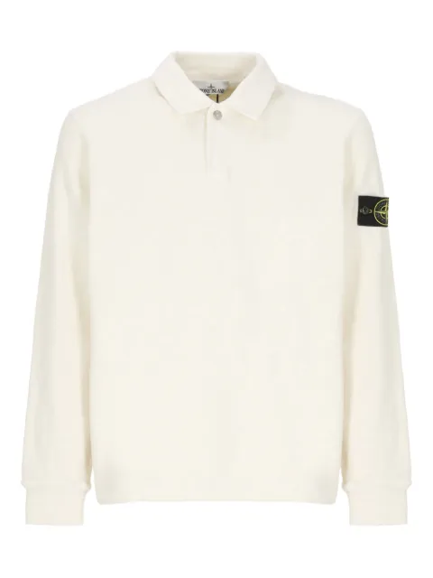 Stone Island Compass-motif polo shirt 