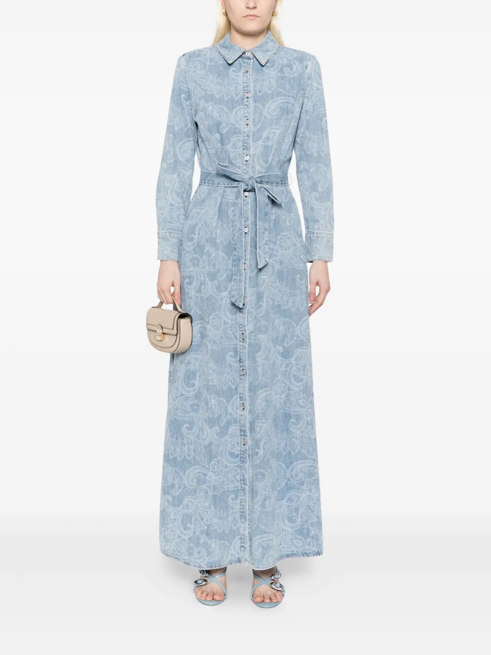 Alice + olivia Chassidy denim jurk - Blauw