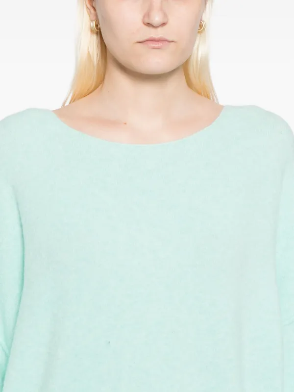 American Vintage Damsville Jumper Green FARFETCH UK