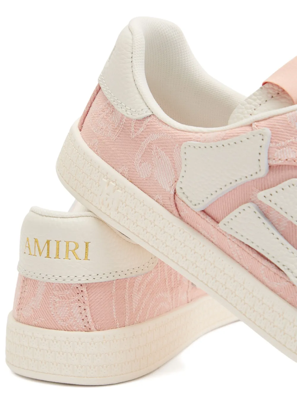AMIRI Bandana denim sneakers Pink