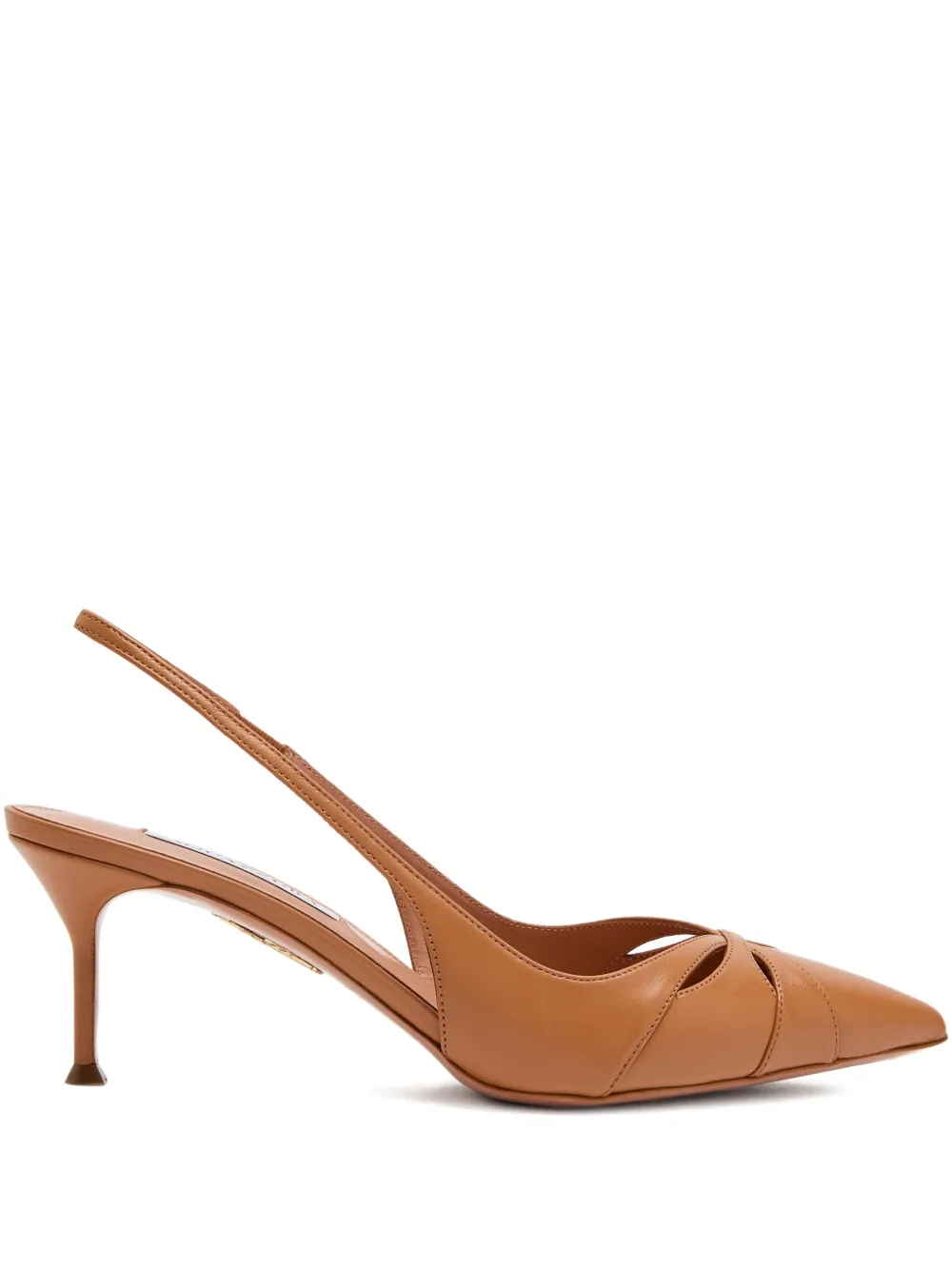 Aquazzura 65mm Moves Slingback Pumps In Brown