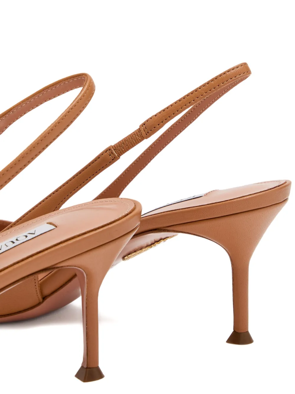 Aquazzura 65mm Moves slingback pumps Brown