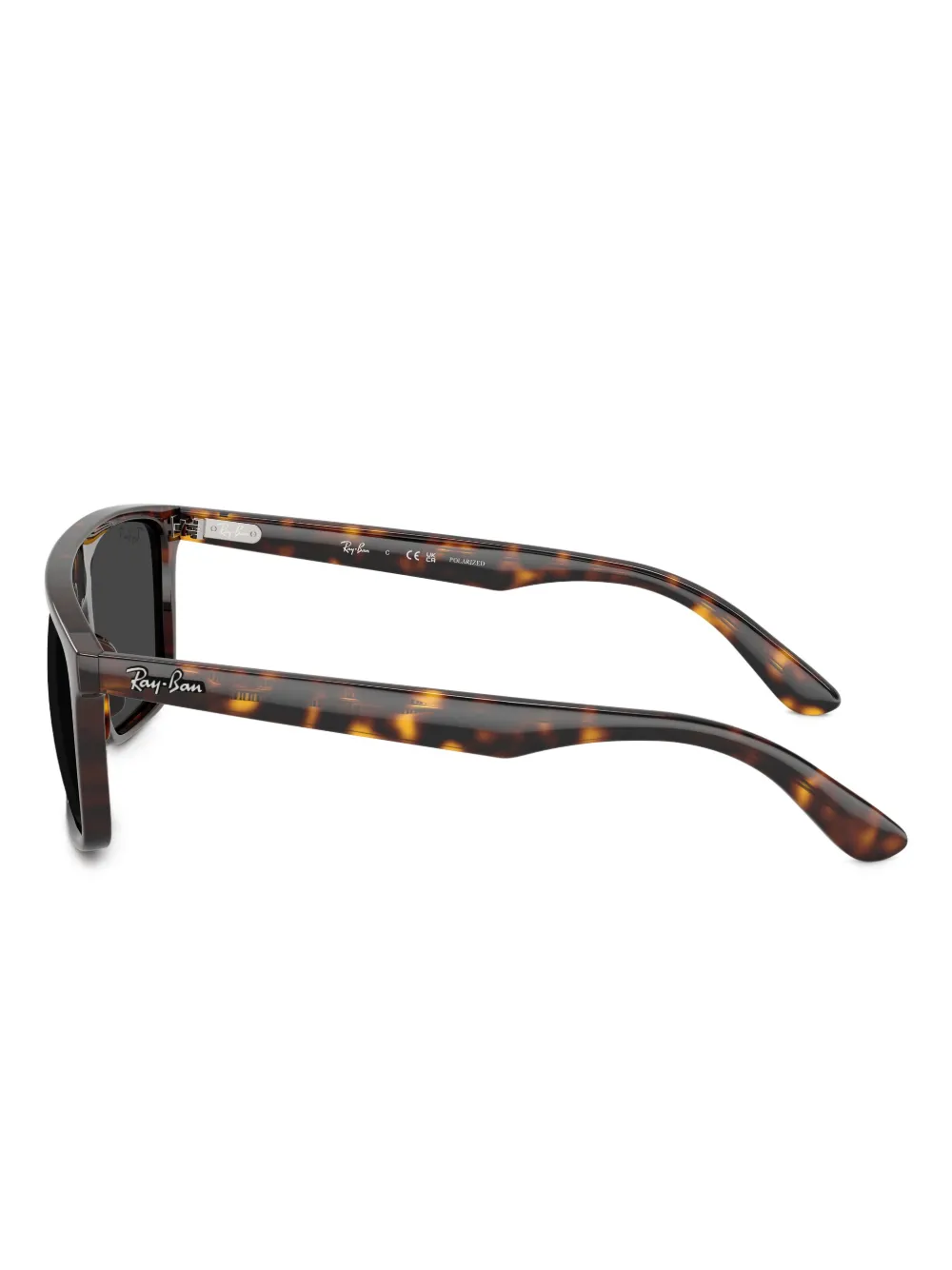 Ray Ban Shield-frame Tortoiseshell Sunglasses In Multi