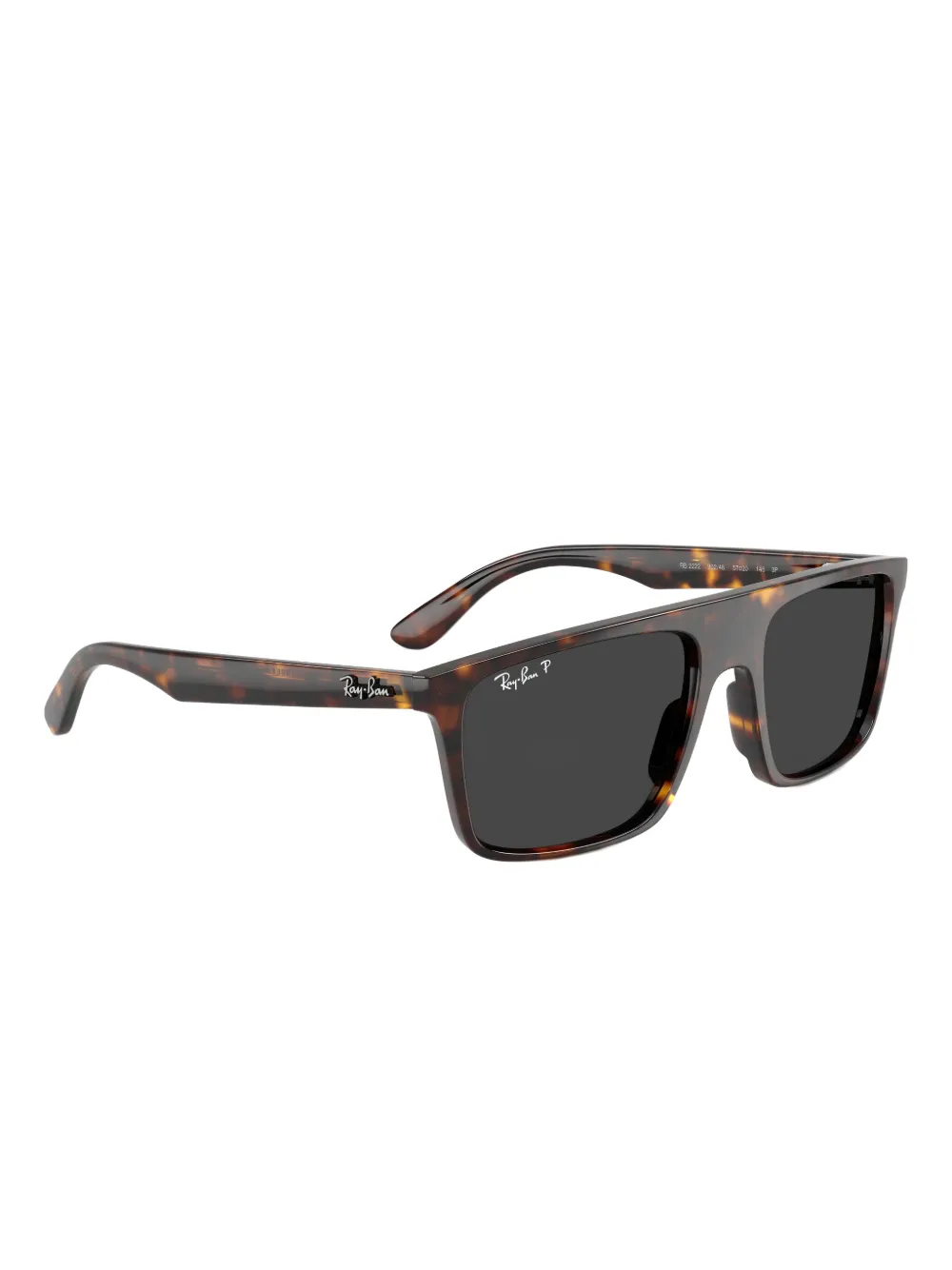 Ray Ban Shield-frame Tortoiseshell Sunglasses In Multi