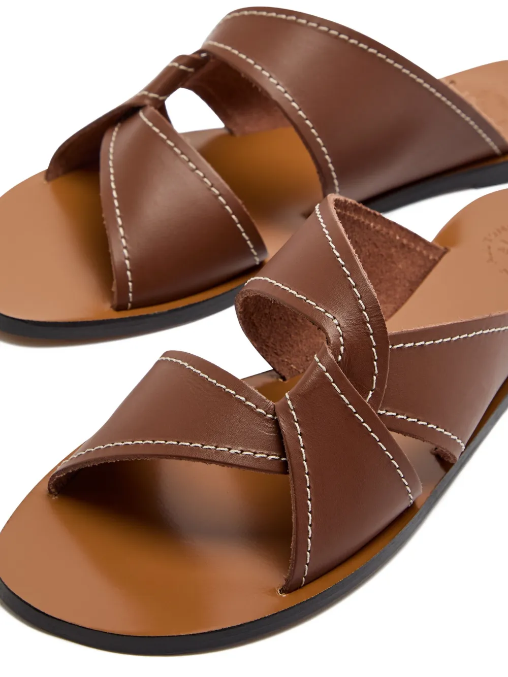 ATP Atelier Allai leather sandals Brown
