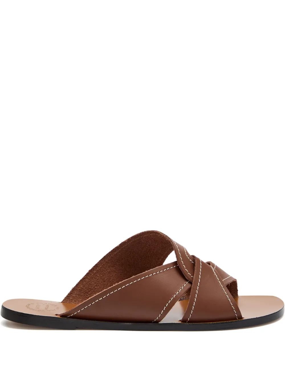 ATP Atelier Allai leather sandals Brown