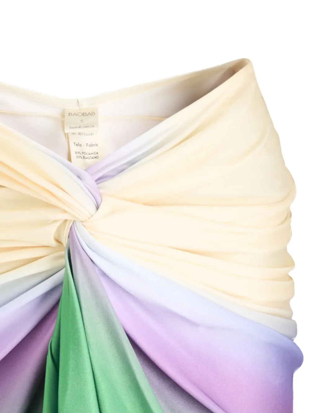 Baobab Maple geknoopte mini-rok - Beige