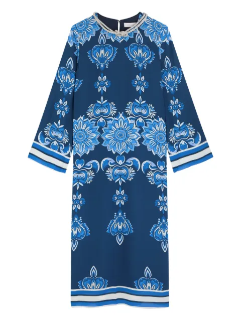 Borgo De Nor embellished floral midi dress