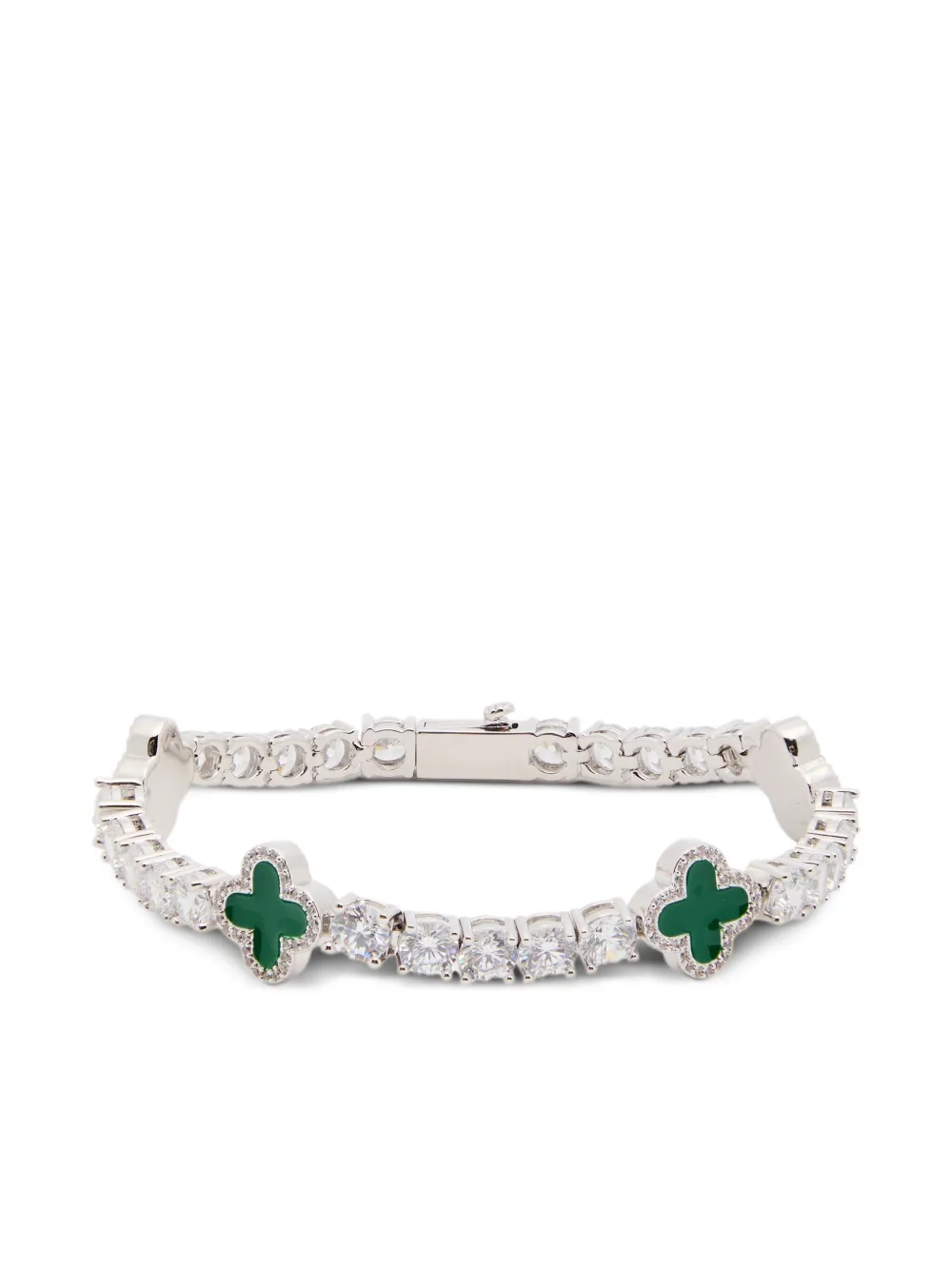 CERNUCCI Motif tennis bracelet | Silver | Image 1