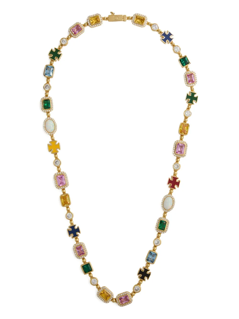 CERNUCCI embellished cross necklace | Gold | Image 1