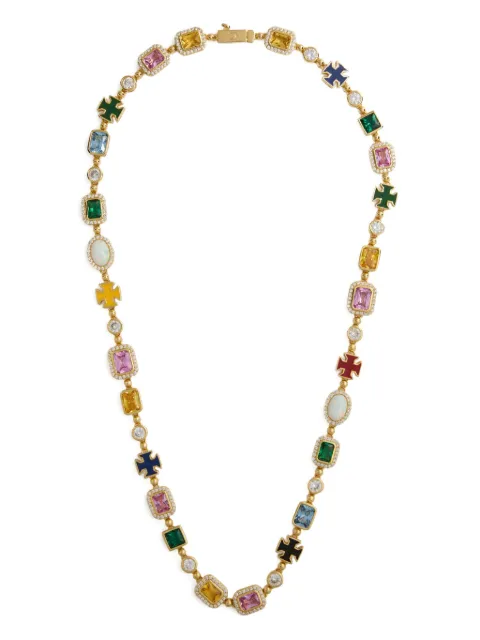 CERNUCCI embellished cross necklace