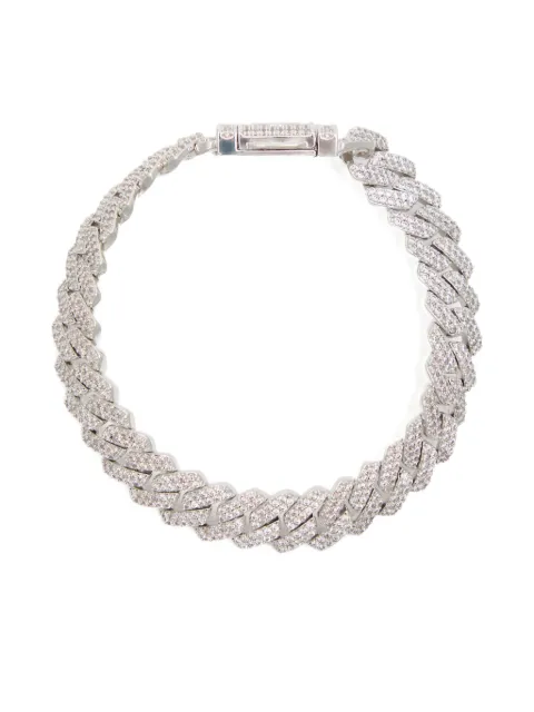 CERNUCCI Iced Prong cuban bracelet