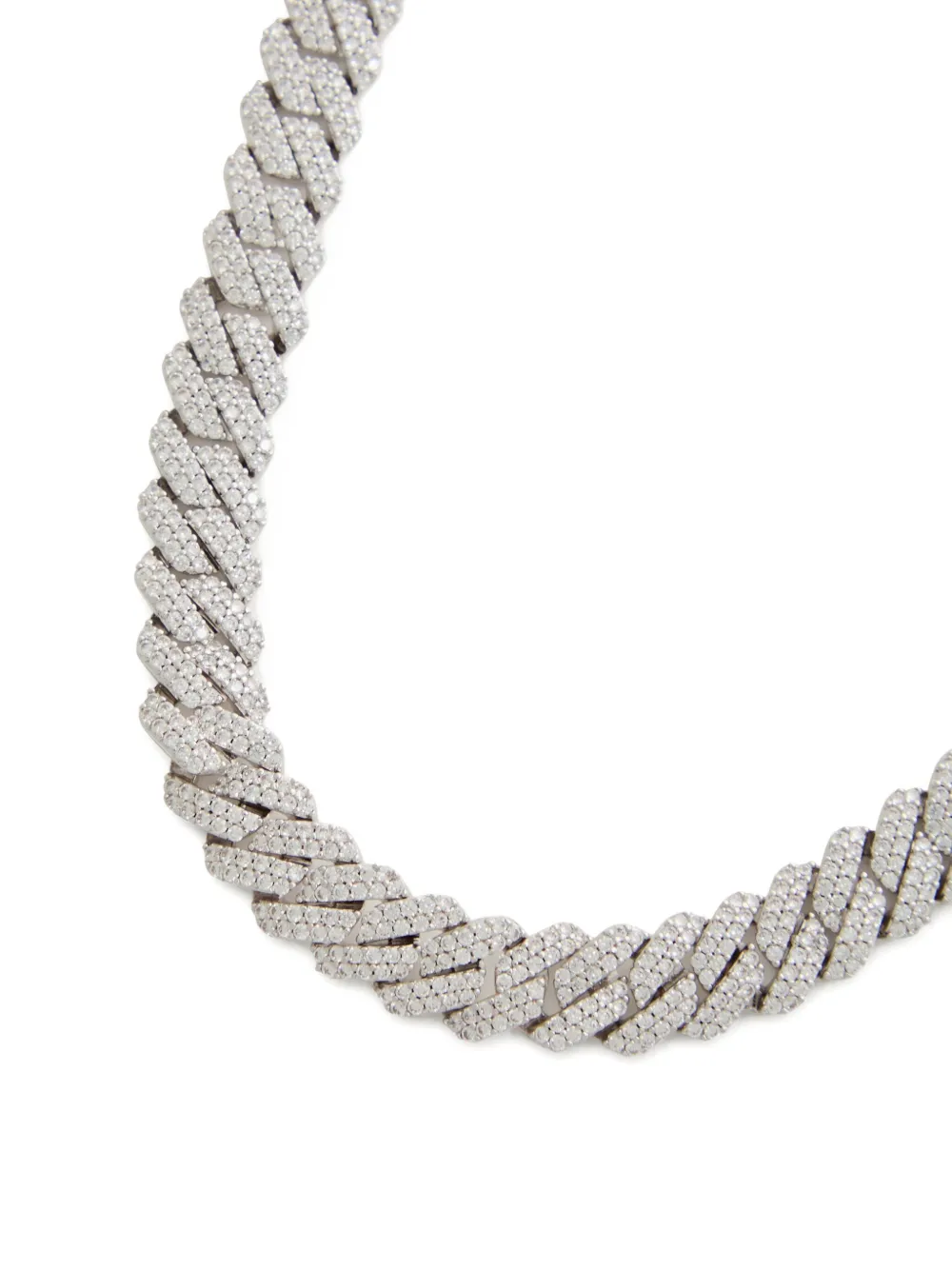 CERNUCCI Iced Prong cuban necklace | Image 2