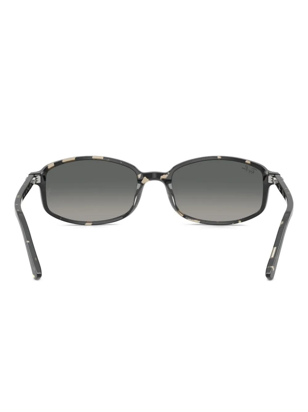 Ray Ban Havana Rectangle Sunglasses In Brown