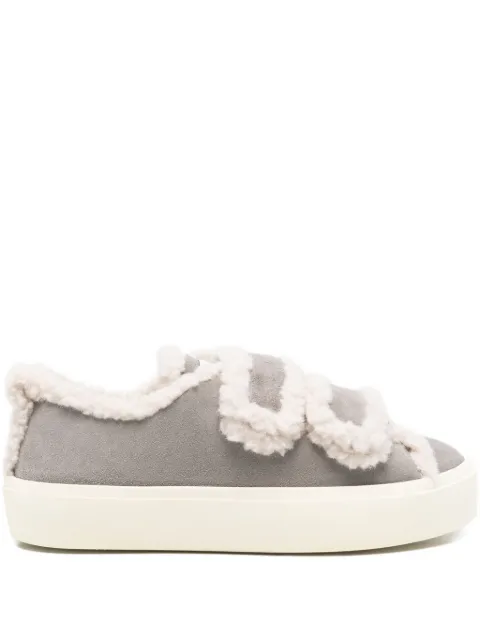 Inuikii shearling-trimmed sneakers 