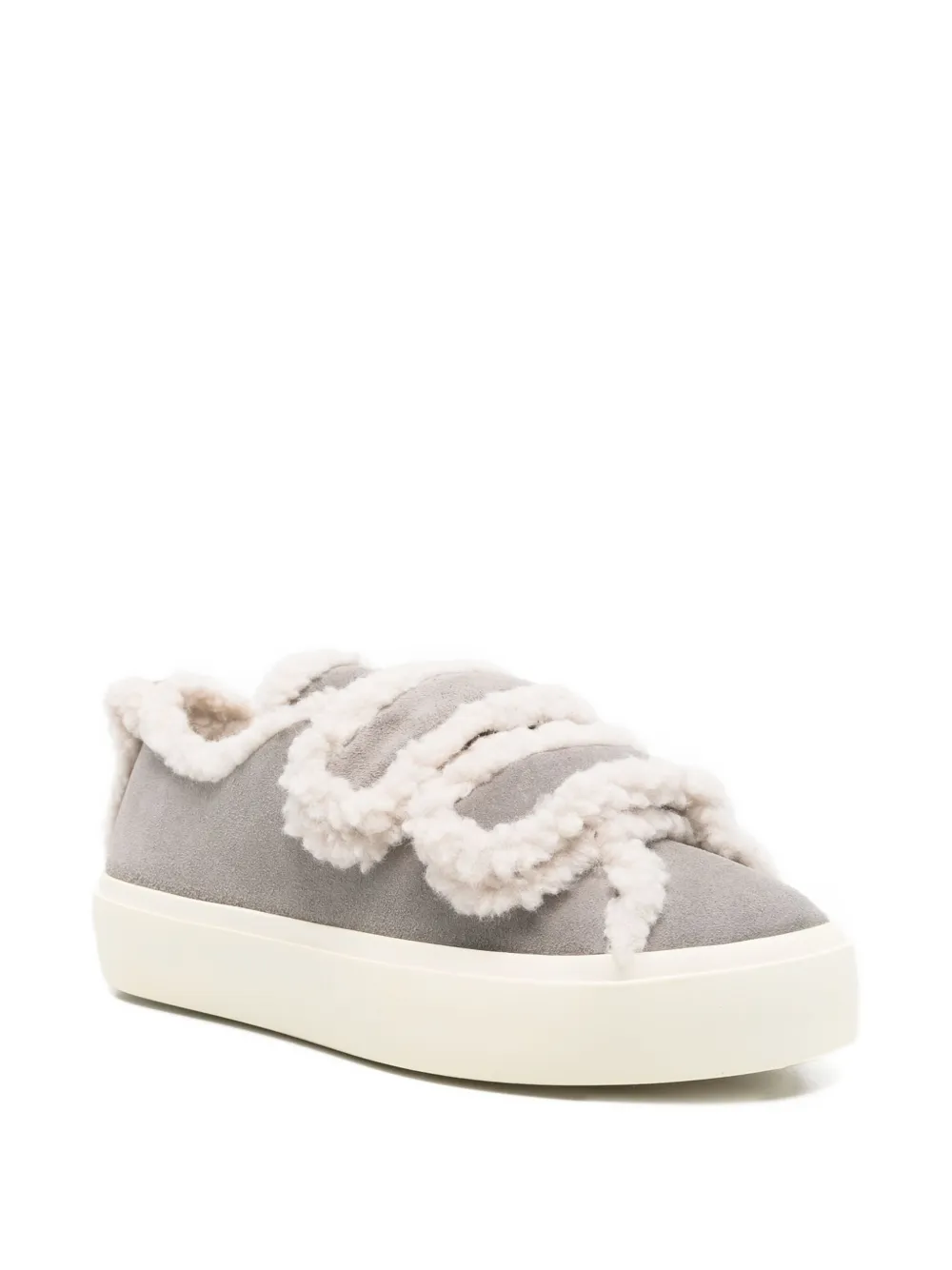 Inuikii Sneakers met lammy afwerking - Grijs