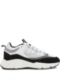 CLEENS Aero mesh-panels suede low-top sneakers - White