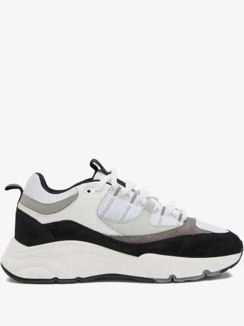 CLEENS Aero mesh-panels suede low-top sneakers