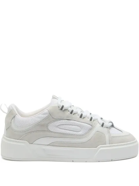 CLEENS Skate Evo mesh-panels suede low-top sneakers