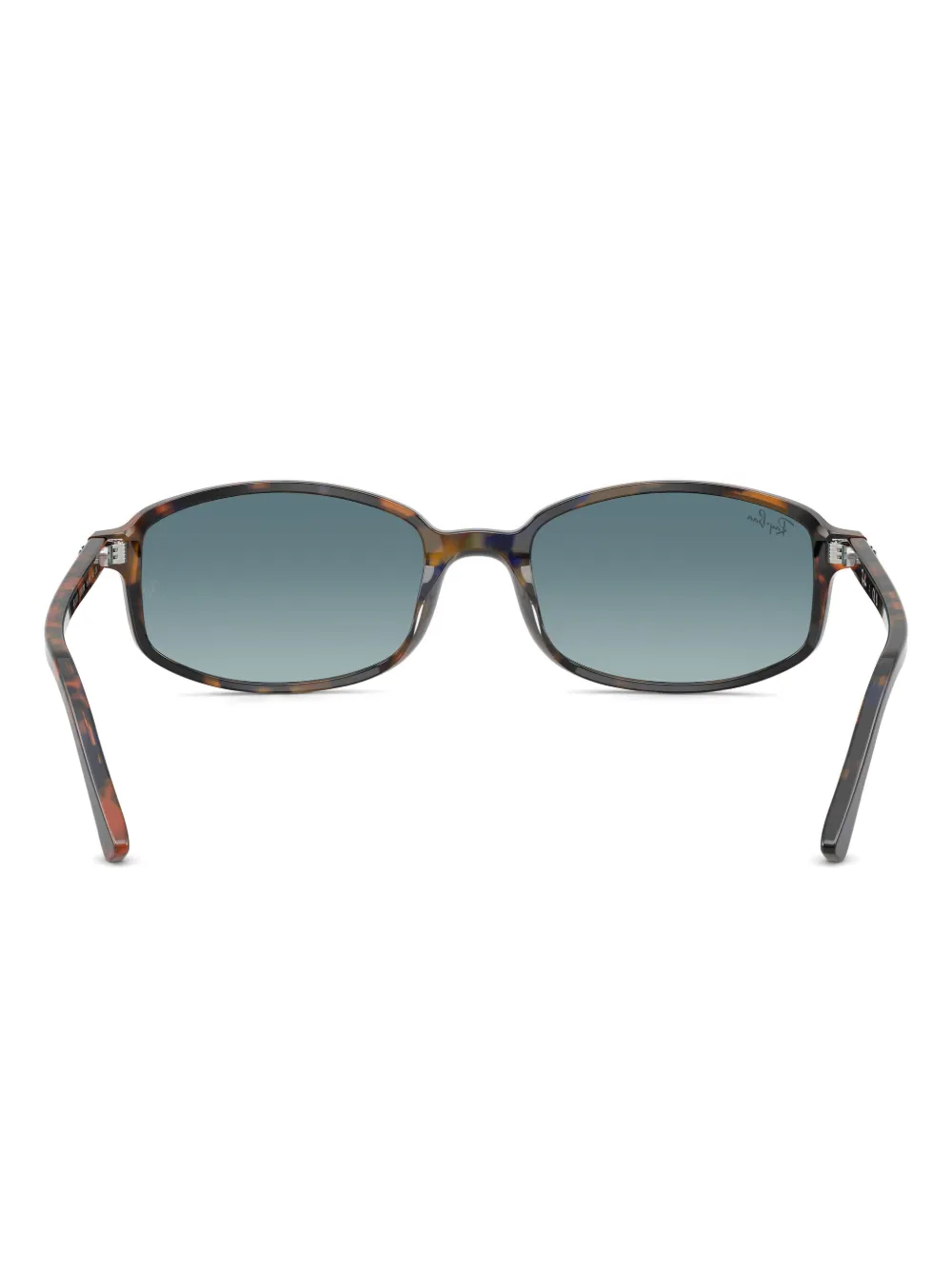 Ray Ban Tortoiseshell Rectangle Sunglasses In Brown