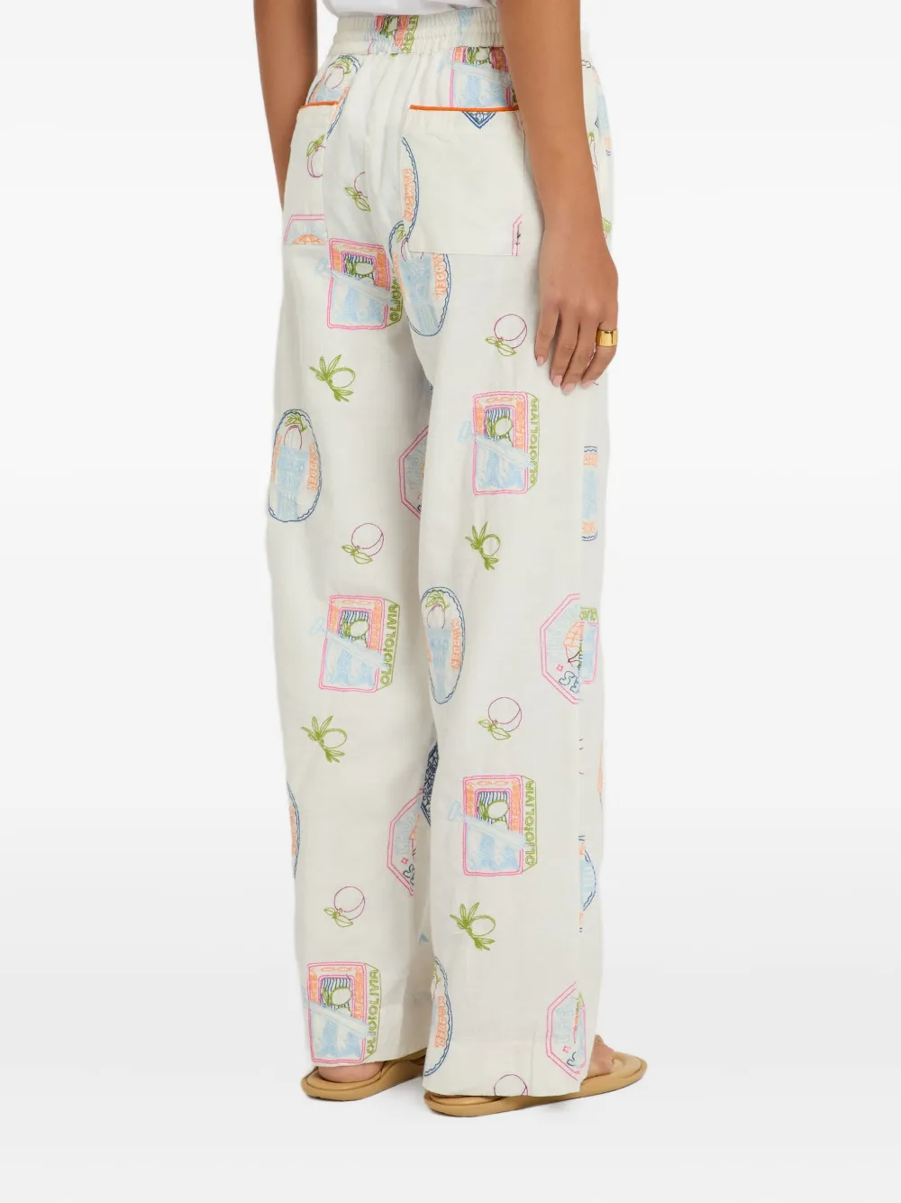 DAMSON MADDER Chlo broek met trekkoord Beige